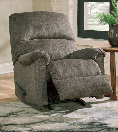 Dorsten Sofa Chaise, Recliner and Ottoman