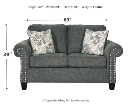 Agleno Sofa, Loveseat and Chair