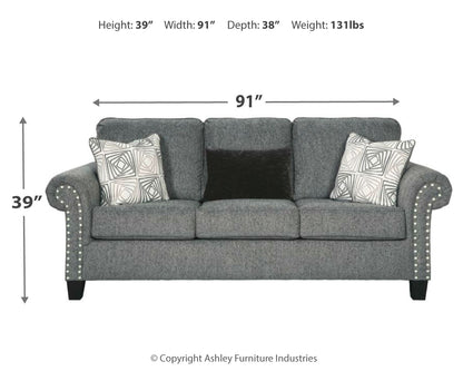 Agleno Sofa, Loveseat and Chair