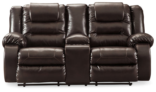 Vacherie Reclining Loveseat with Console