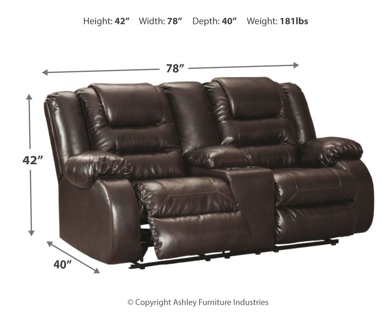 Vacherie Reclining Loveseat and Recliner