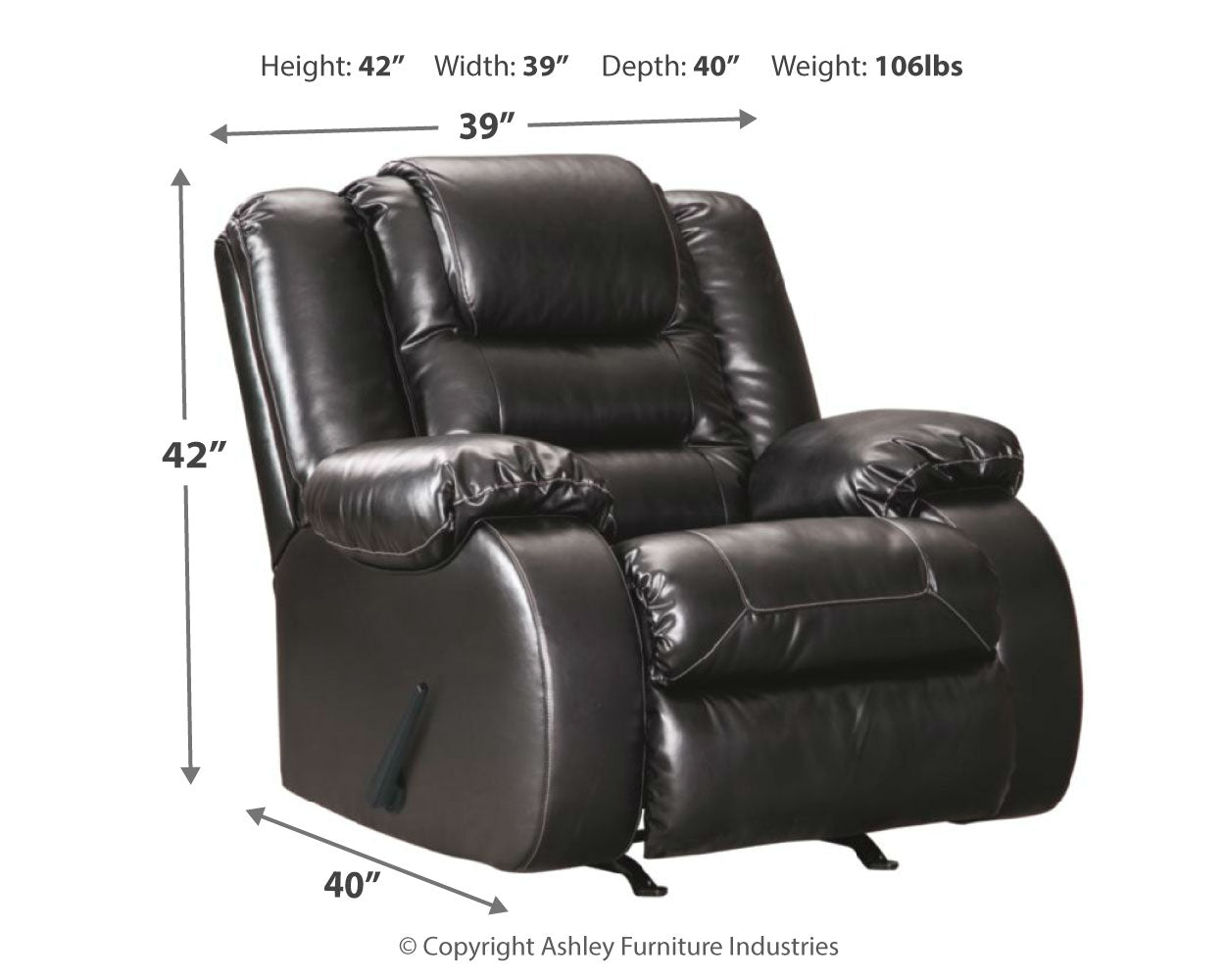 Vacherie Reclining Sofa, Loveseat and Recliner