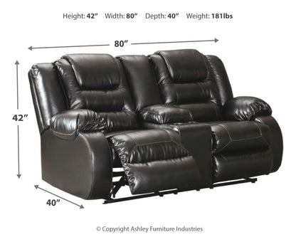 Vacherie Reclining Sofa and Loveseat