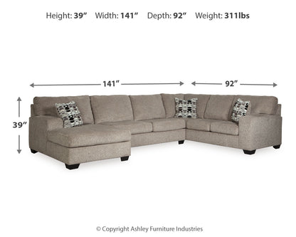 Ballinasloe 3-Piece Sectional with Chaise