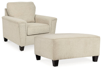 Abinger Chair and Oversized Ottoman