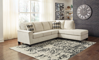 Abinger 2-Piece Sectional with Chaise and Ottoman