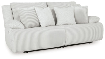 Top Tier - 2-Piece Sectional Loveseat With RAF And LAF Recliner - Alloy