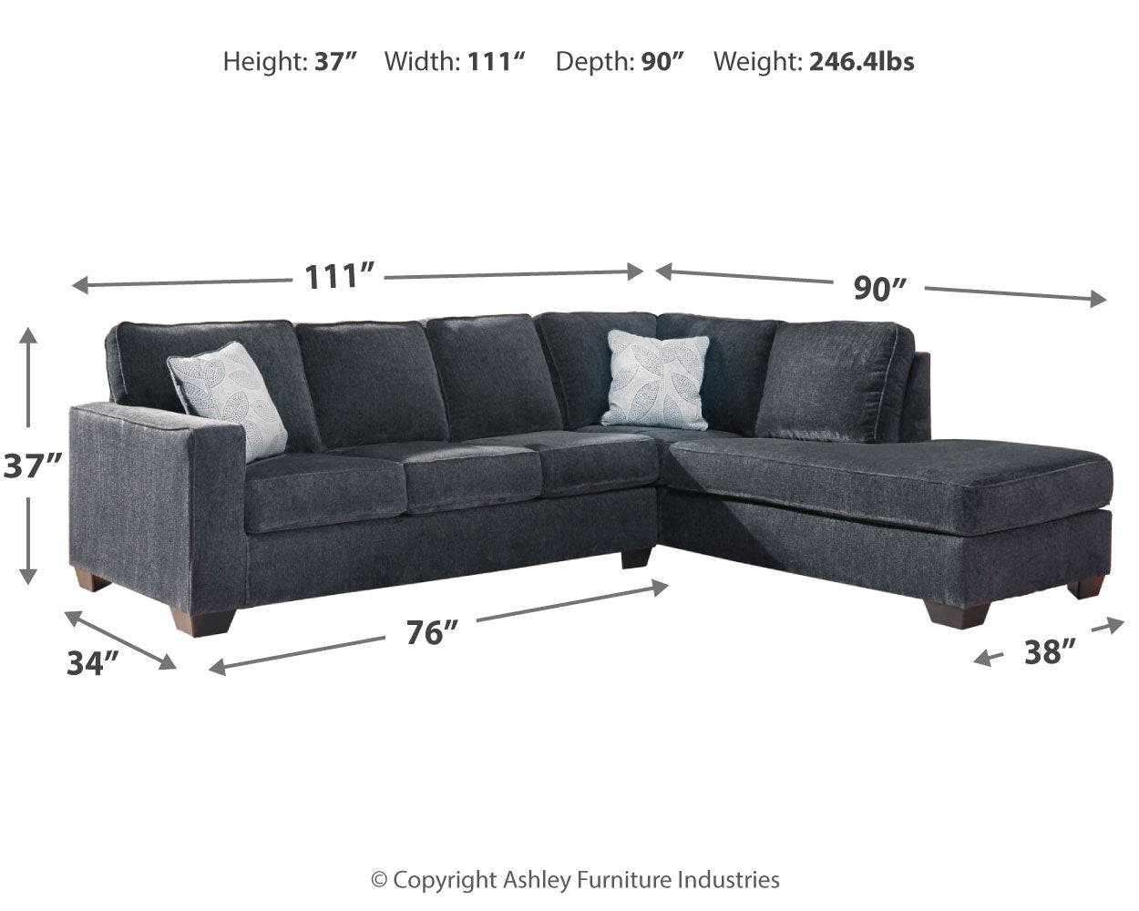 Altari 2-Piece Sectional with Chaise