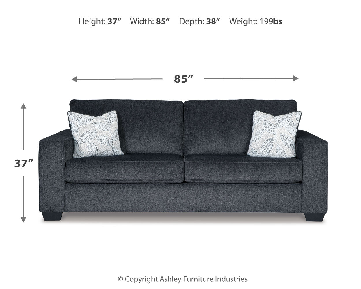 Altari Sofa Sleeper and Loveseat