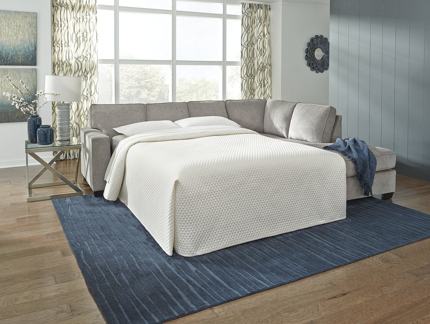 Altari 2-Piece Sleeper Sectional and Ottoman