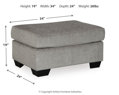 Altari 2-Piece Sectional with Chaise, Loveseat and Ottoman