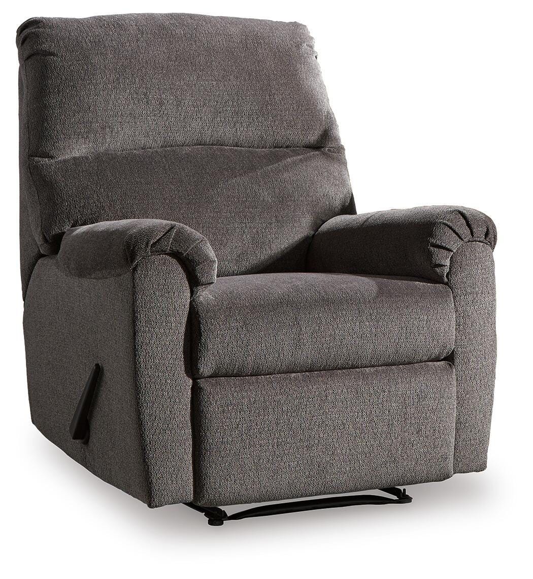 Nerviano - Zero Wall Recliner - Gray - Fabric