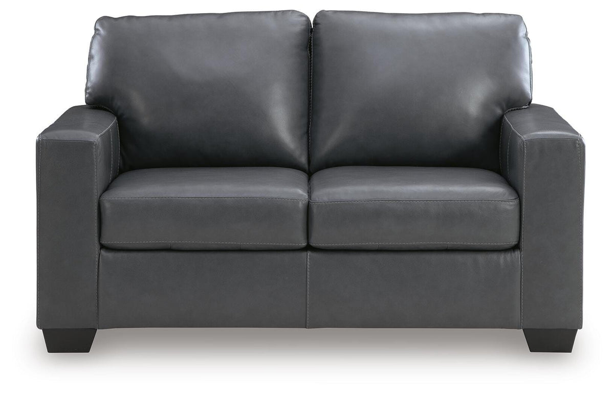Bolsena - Loveseat - Admiral - Leather Match