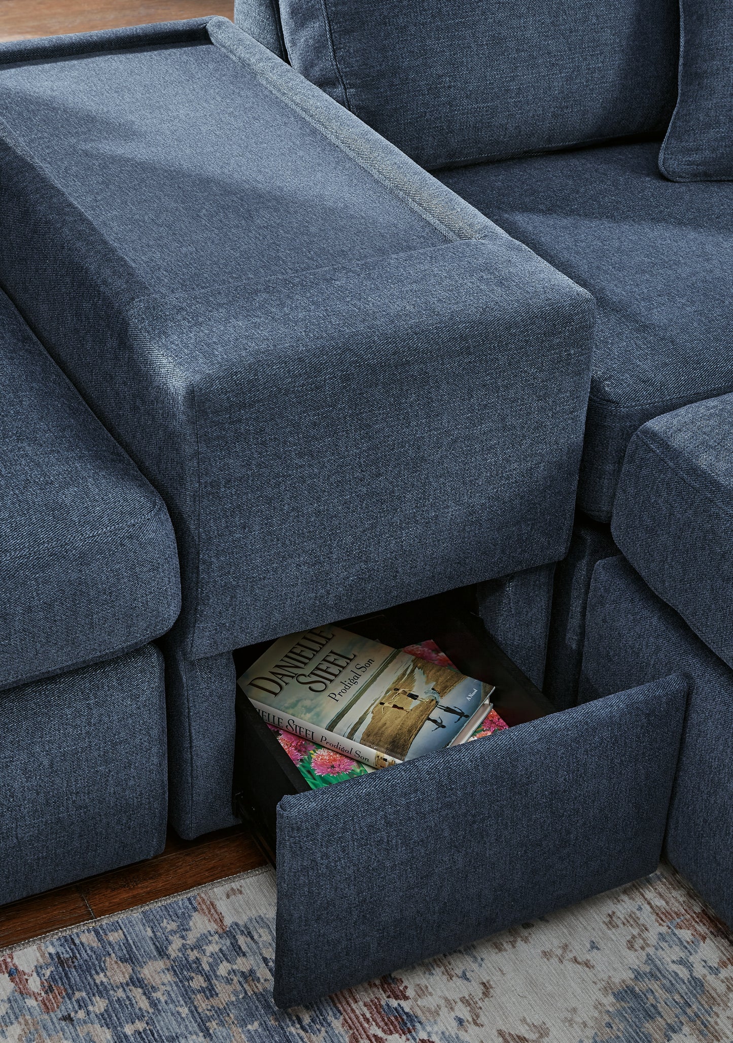 Modmax 4-Piece Sectional Sofa, 3-Piece Sectional Loveseat and Ottoman