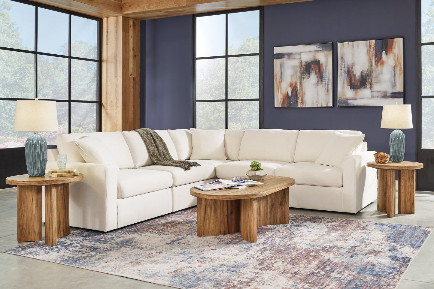 Modmax 5-Piece Sectional and Ottoman