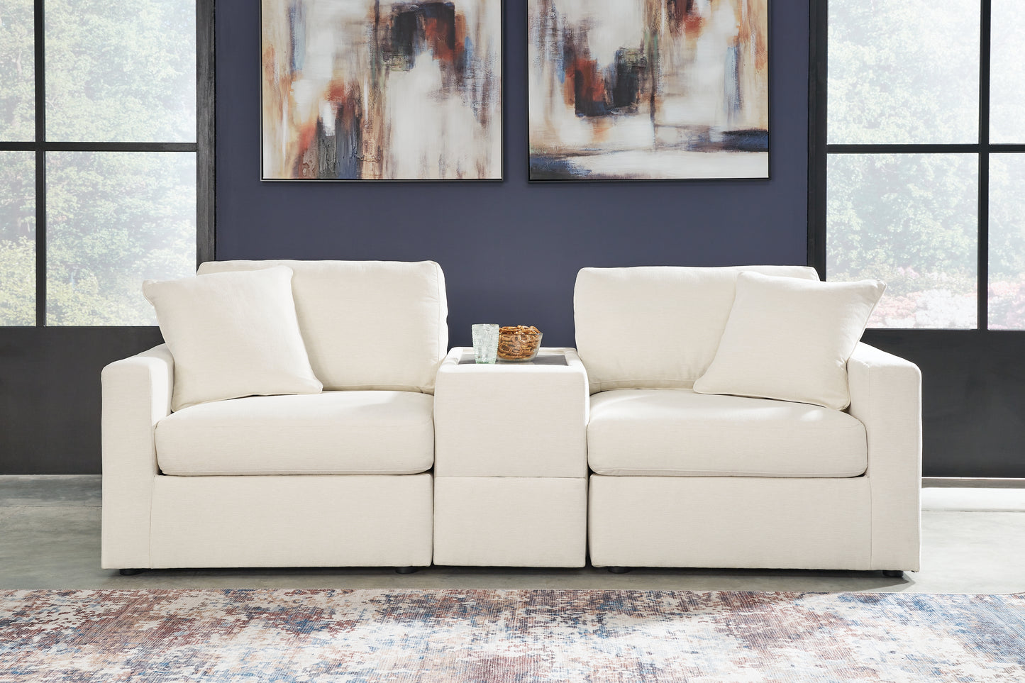 Modmax 3-Piece Sectional Sofa and 2-Piece Sectional Loveseat