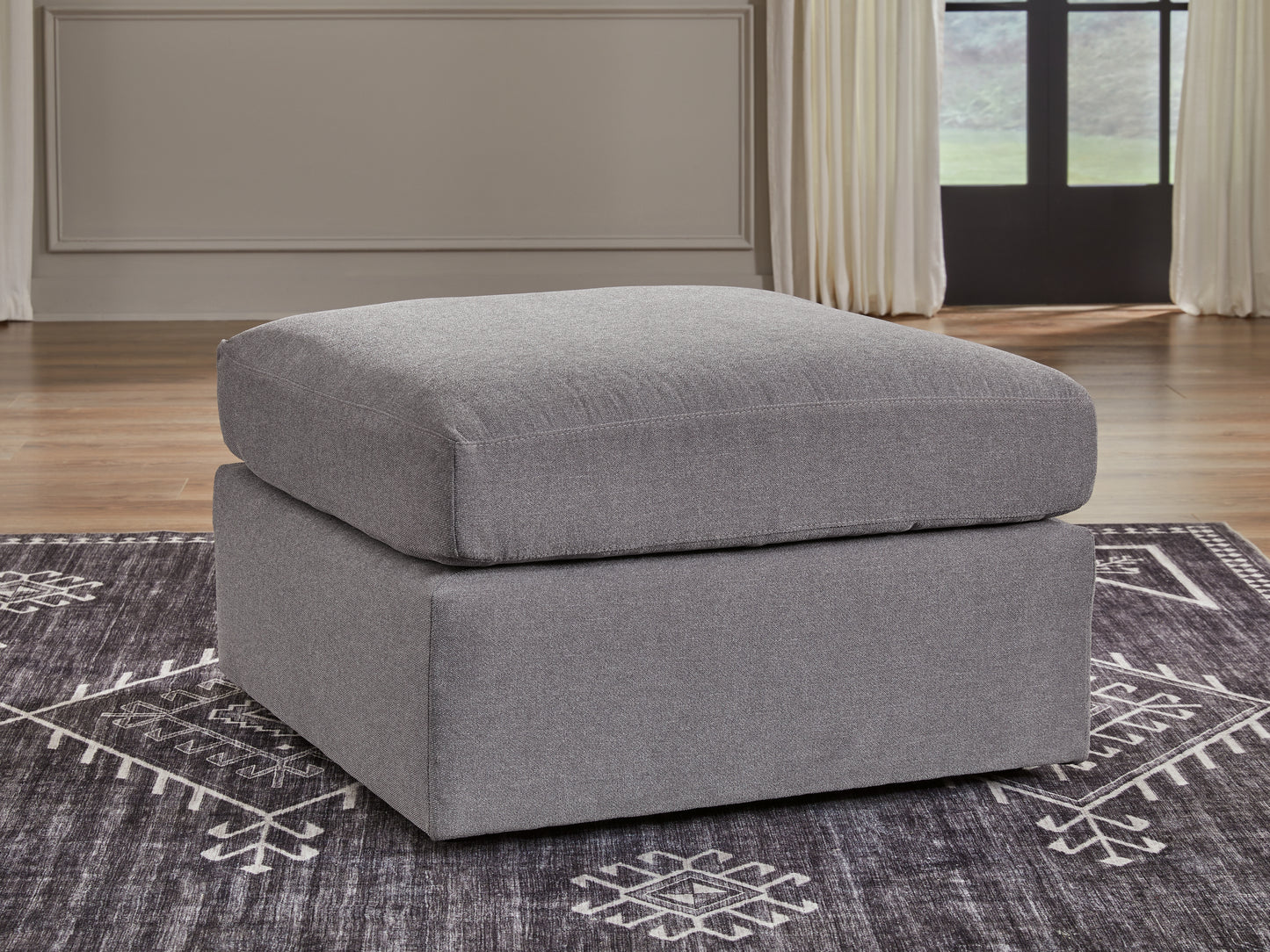 Modmax 6-Piece Sectional and Oversized Accent Ottoman