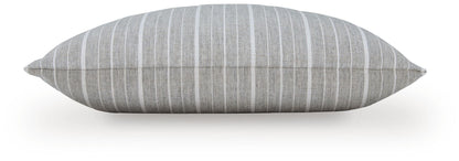 Vernthrone - Pillow (Set of 4) - Taupe / White