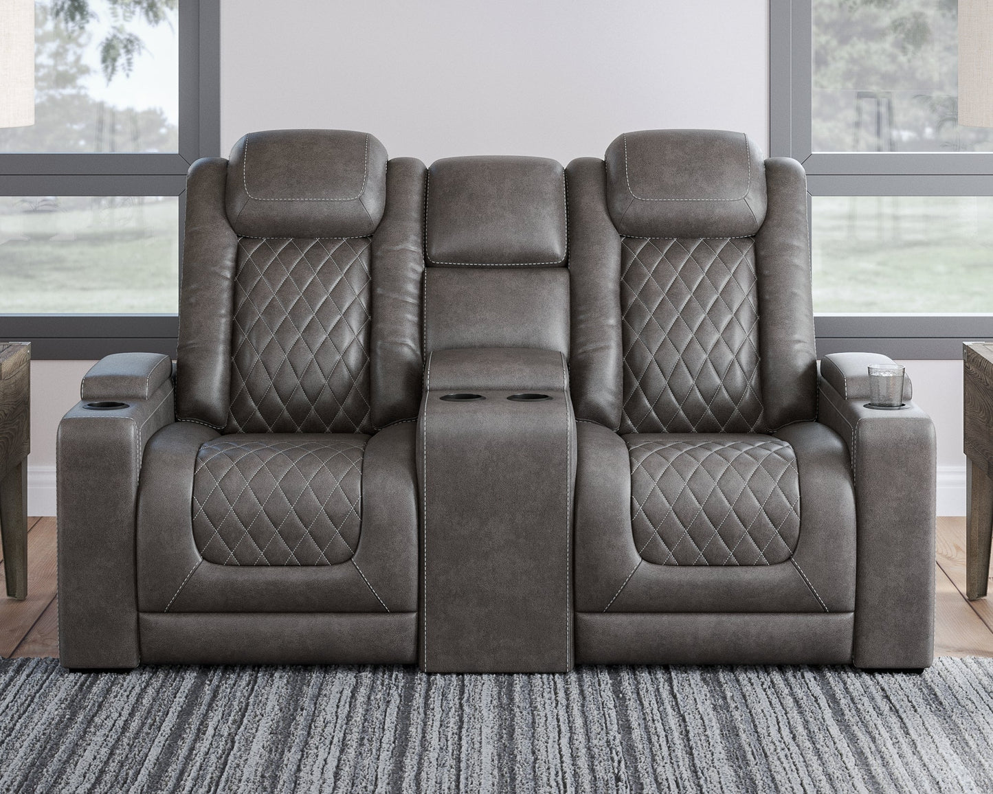 HyllMont Power Reclining Sofa, Loveseat and Recliner