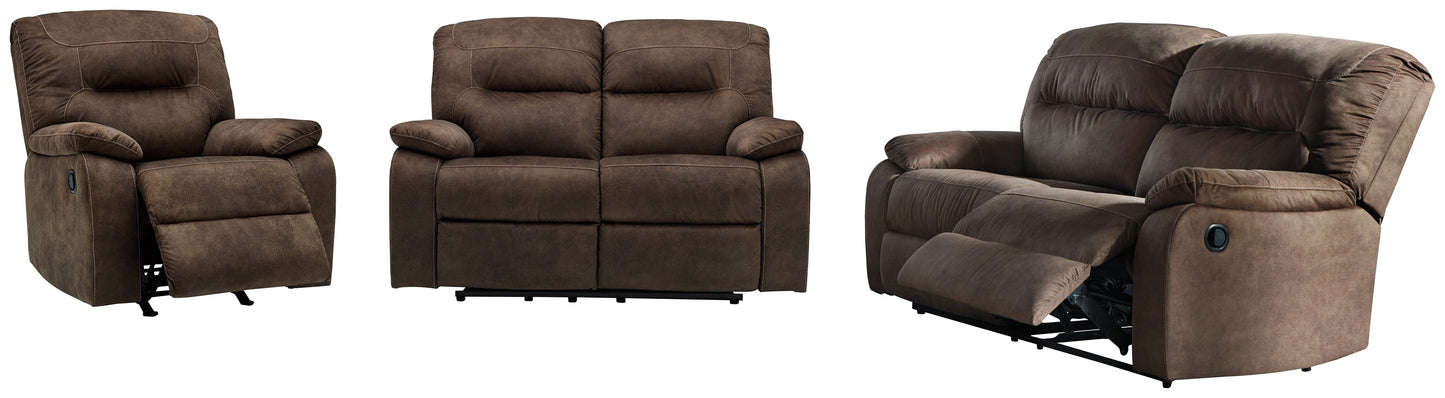 Bolzano Reclining Sofa and Loveseat with Recliner