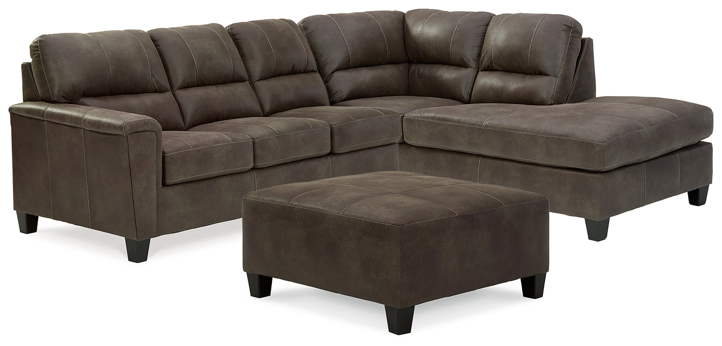 Navi 2-Piece Sectional and Ottoman