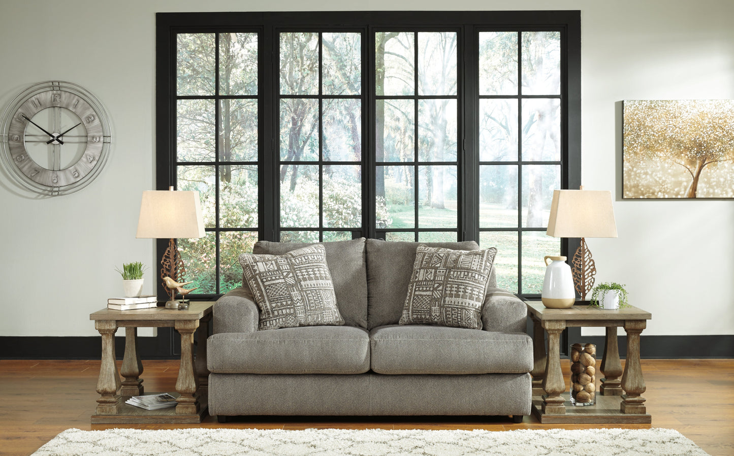 Soletren Sofa and Loveseat with Chair and Ottoman