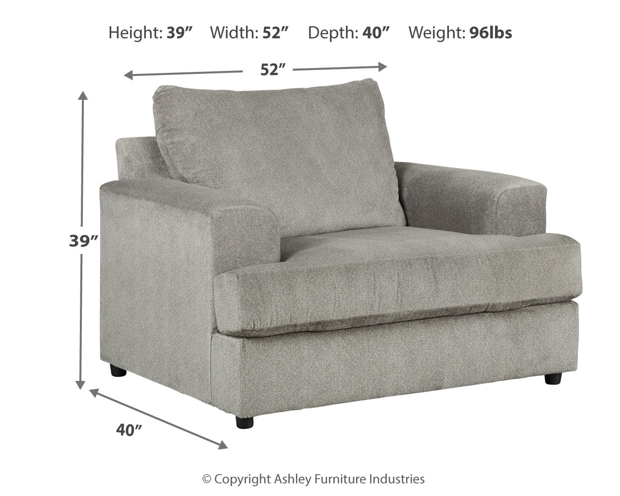 Soletren Oversized Chair and Ottoman