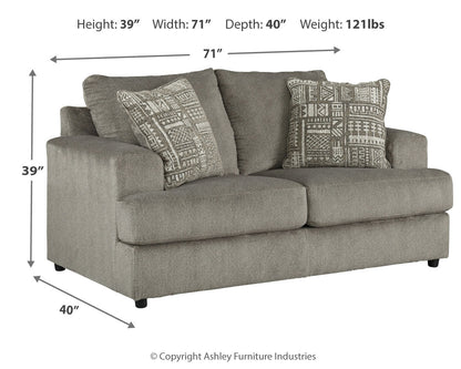 Soletren Sofa and Loveseat with Chair and Ottoman