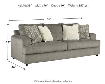 Soletren Sofa and Loveseat with Chair and Ottoman