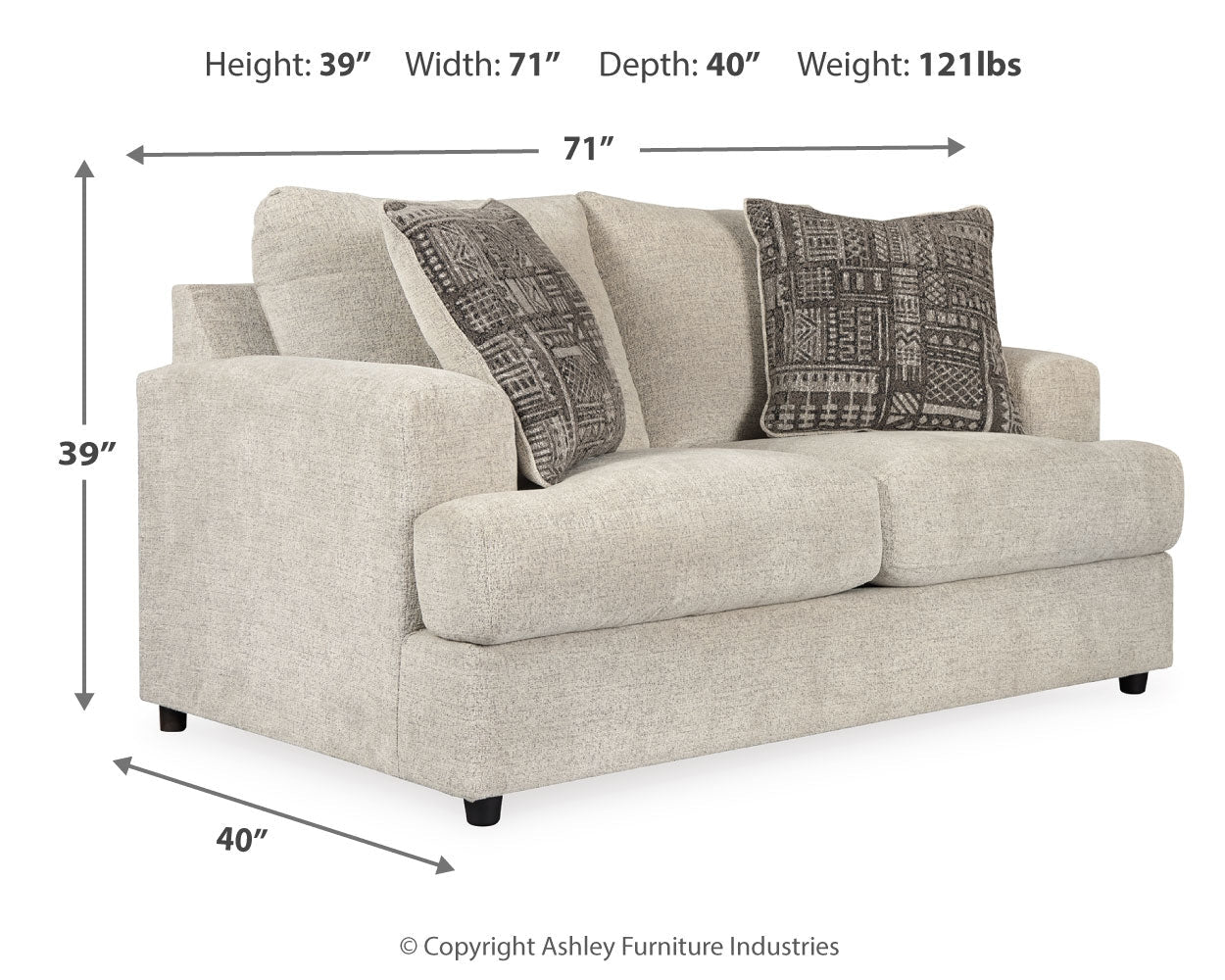 Soletren Sofa, Loveseat, and Ottoman