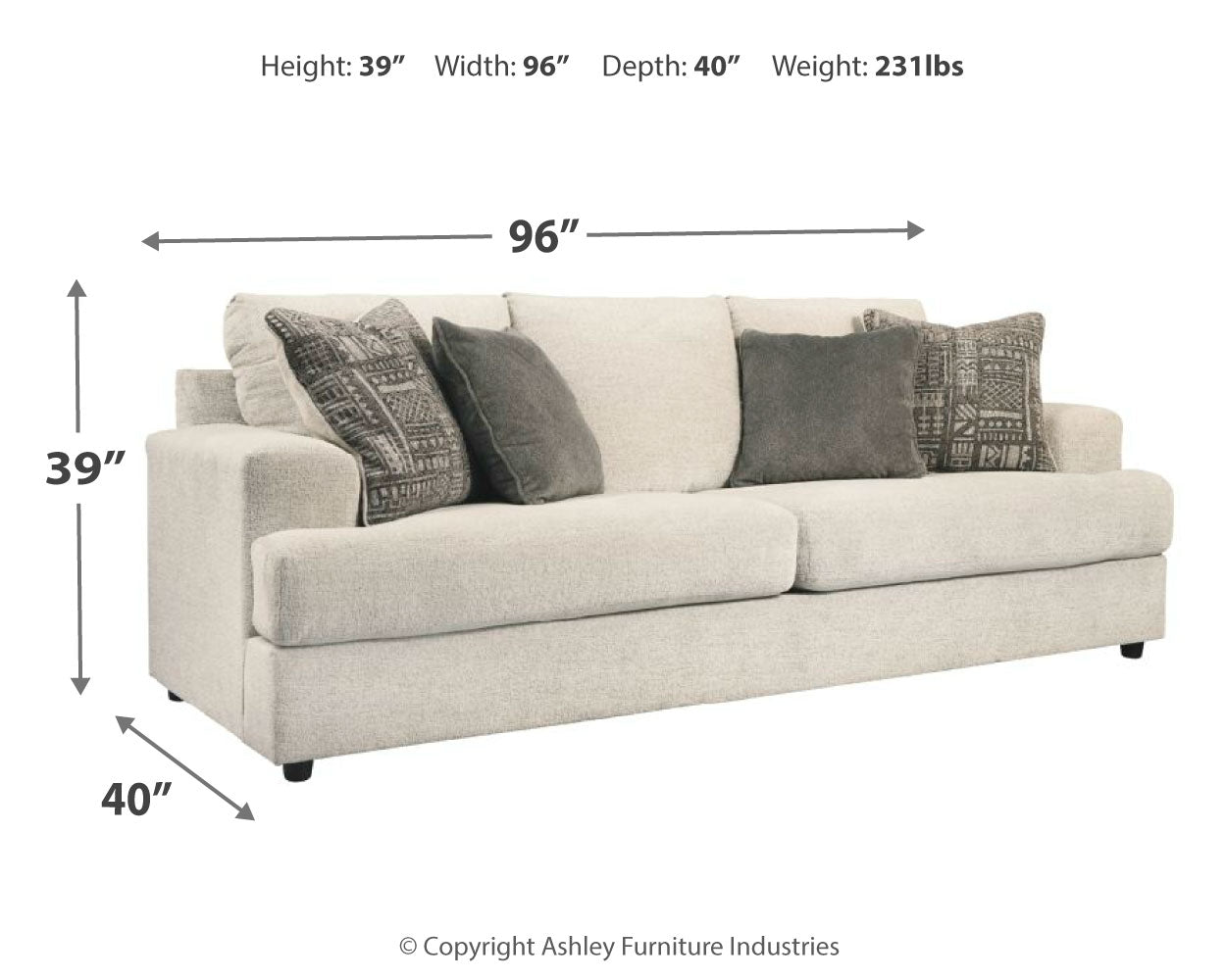 Soletren Sofa Sleeper and Oversized Chair