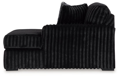 Midnight-Madness 3-Piece Sectional with Chaise
