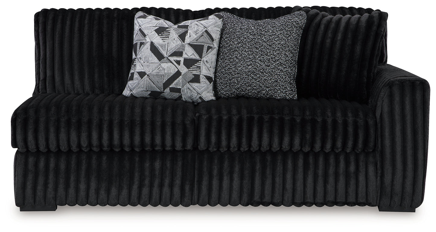 Midnight-Madness 3-Piece Sectional with Chaise