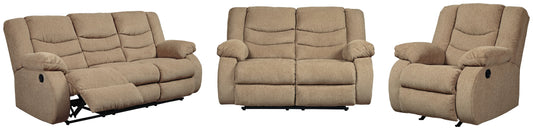 Tulen Reclining Sofa, Loveseat and Recliner