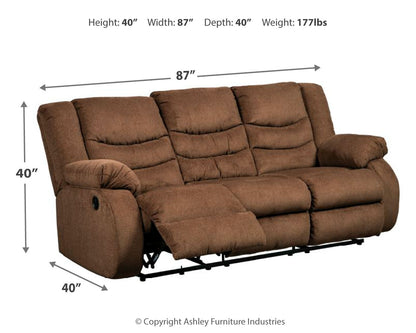 Tulen Reclining Sofa with Recliner