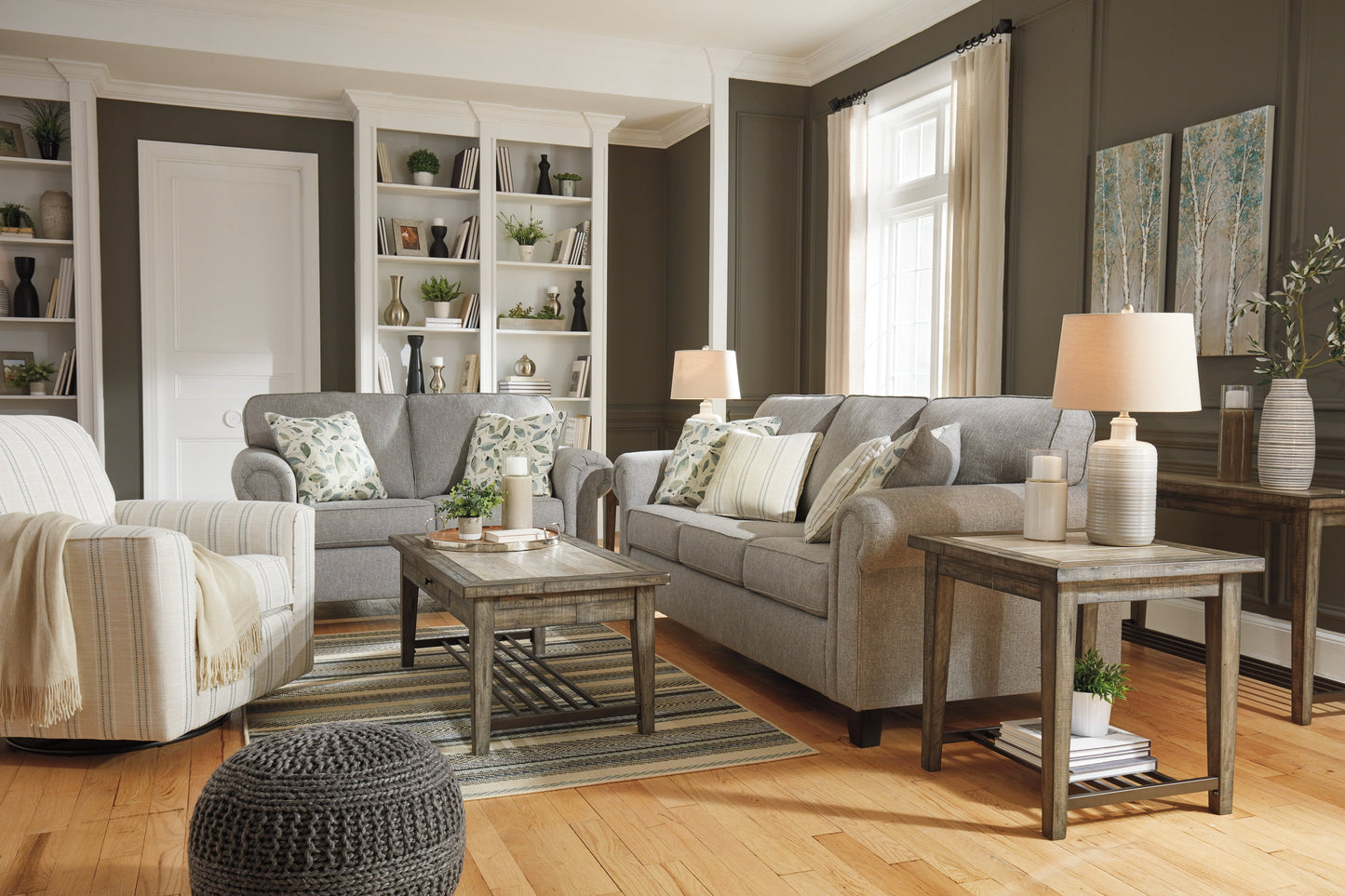 Alandari Sofa, Loveseat, and Chair