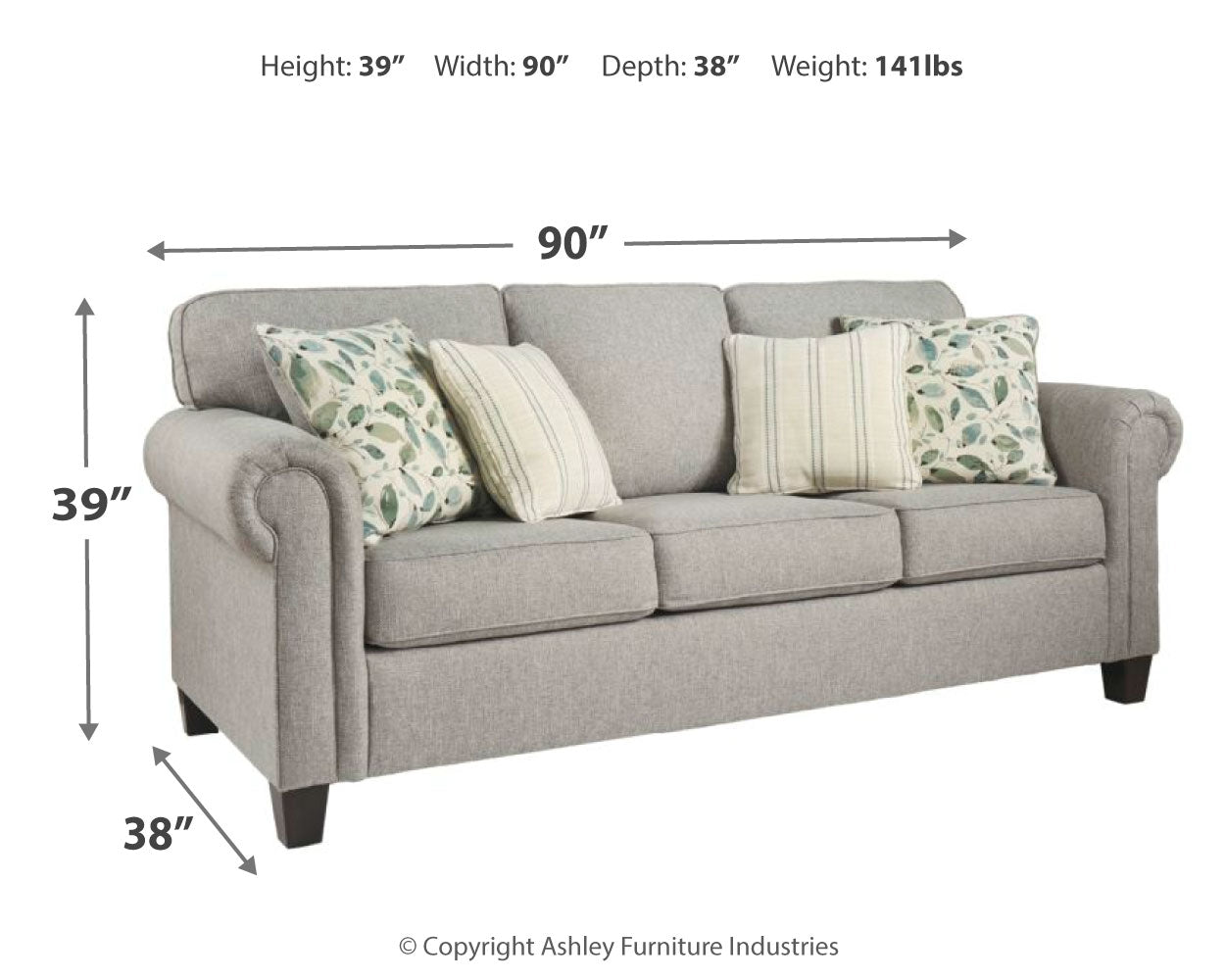 Alandari Sofa, Loveseat, and Chair