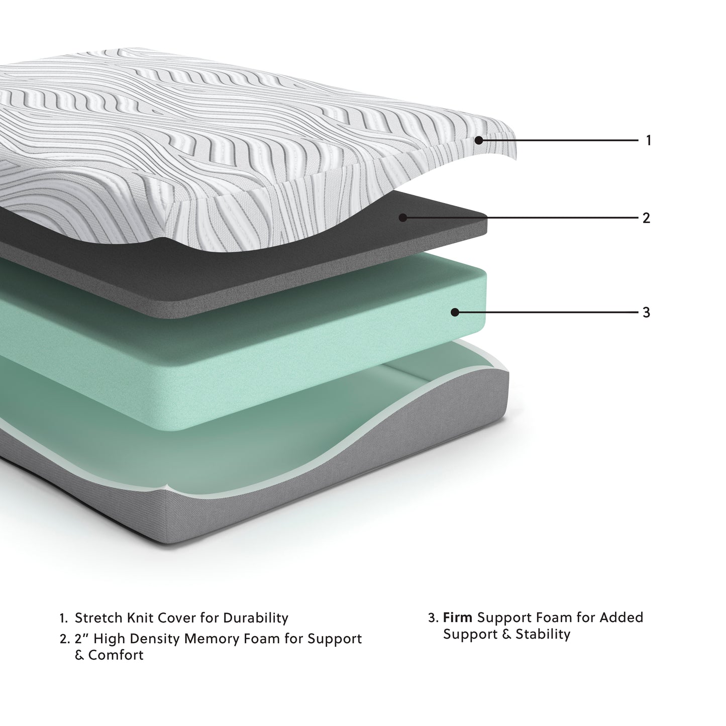 12 Inch Memory Foam King Mattress