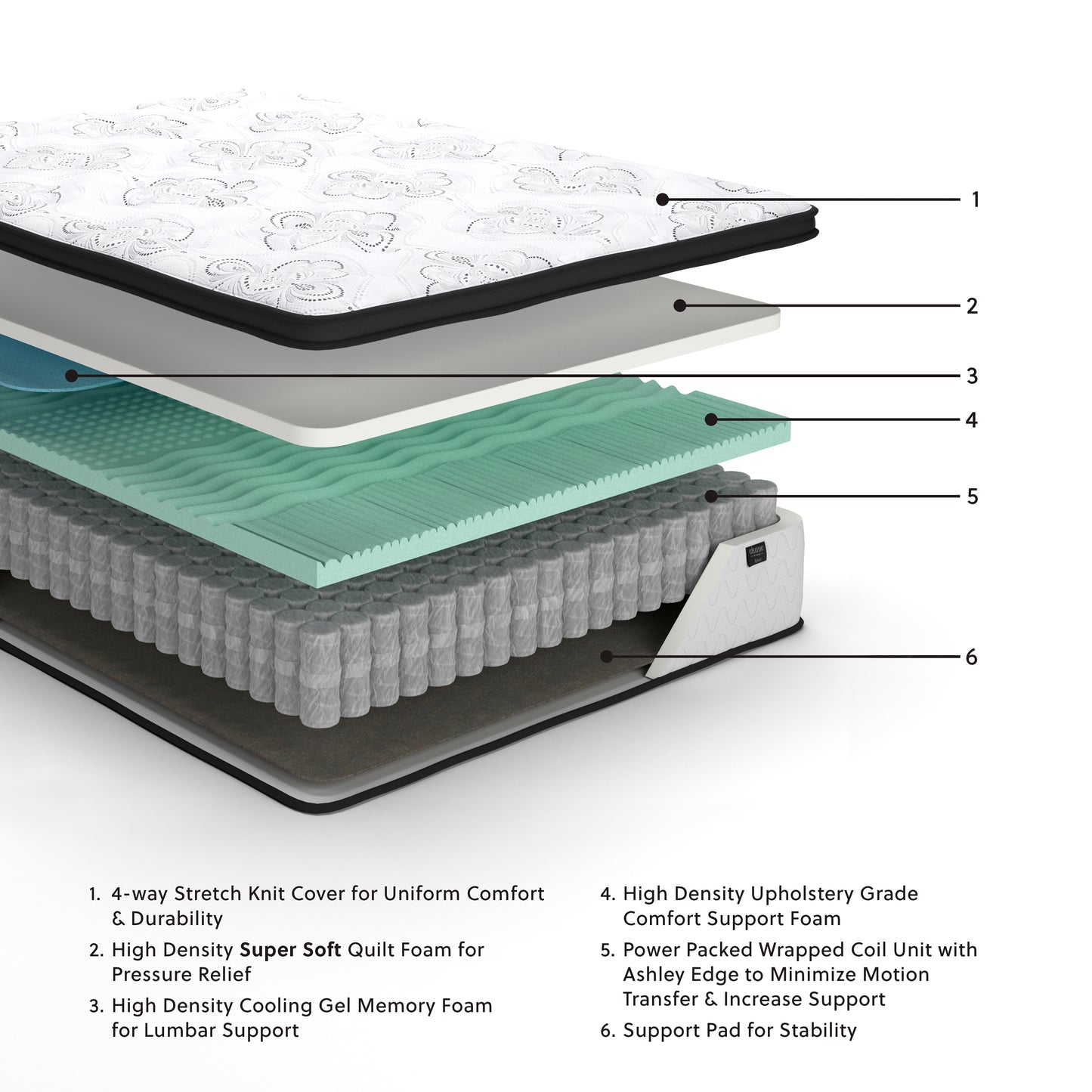 Chime 12 Inch Hybrid Twin Mattress in a Box