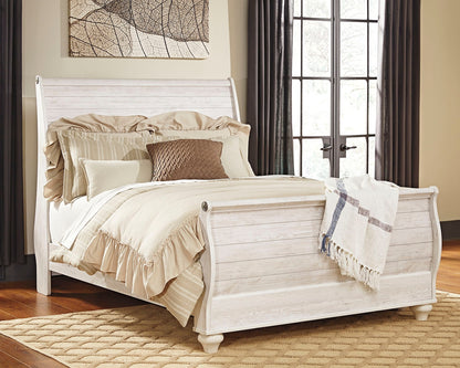 Willowton Queen Sleigh Bed