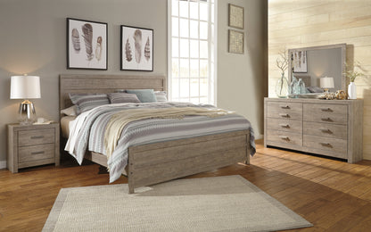 Culverbach King Panel Bed, Dresser and Mirror