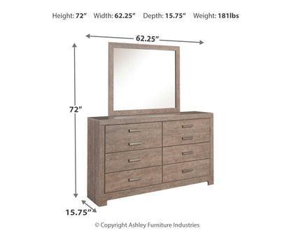 Culverbach Full Panel Bed, Dresser and Mirror