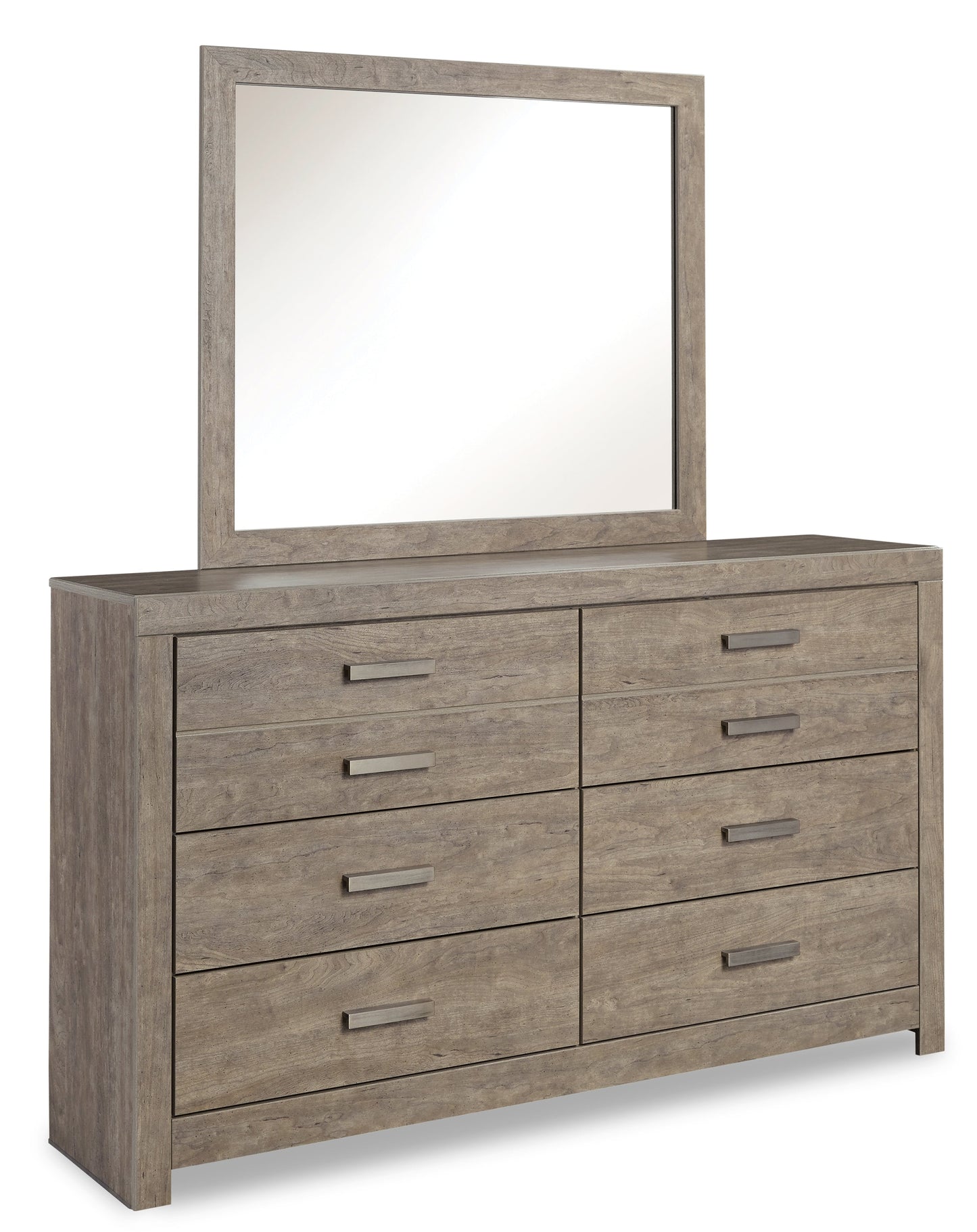 Culverbach King Panel Bed, Dresser and Mirror