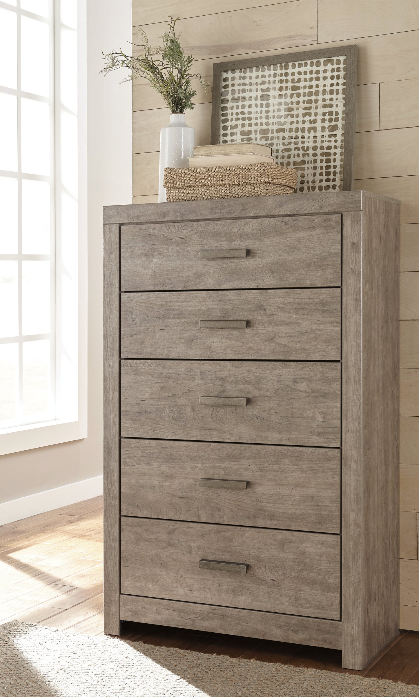 Culverbach Full Panel Bed, Dresser and Chest