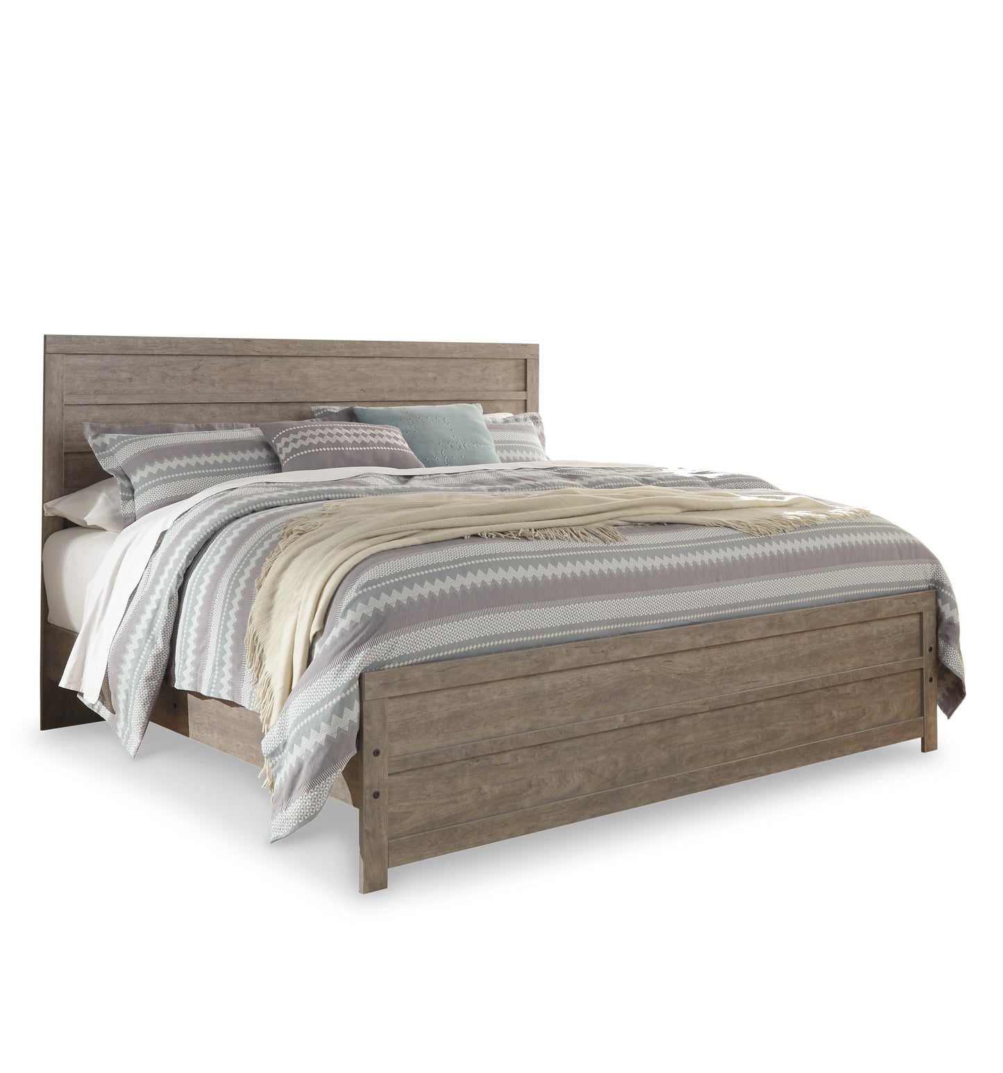 Culverbach King Panel Bed, Dresser and Mirror
