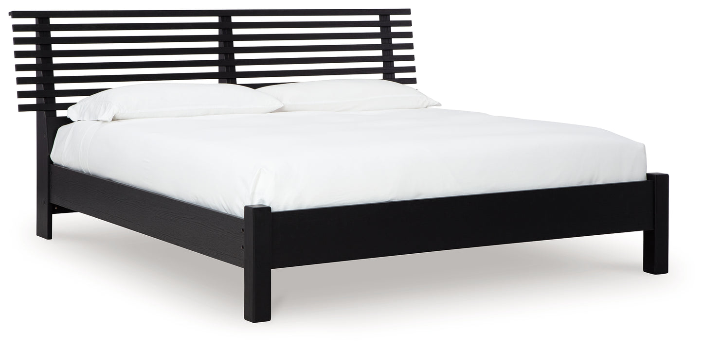 Danziar King Slat Panel Bed