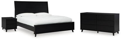 Danziar Queen Panel Bed, Dresser and Nightstand