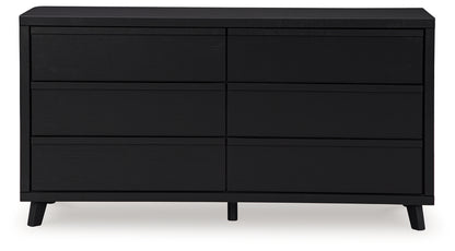 Danziar King Panel Bed, Dresser and Nightstand