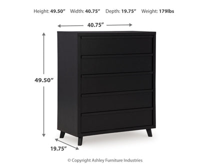 Danziar Queen Bed, Dresser, Mirror, Chest and Nightstand