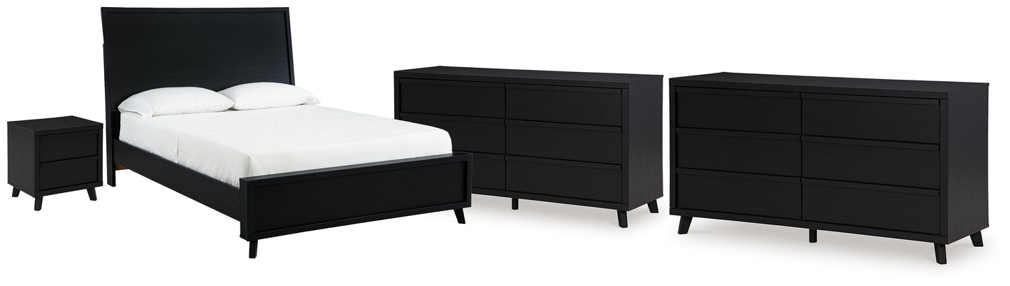 Danziar Queen Panel Bed, 2 Dressers and Nightstand
